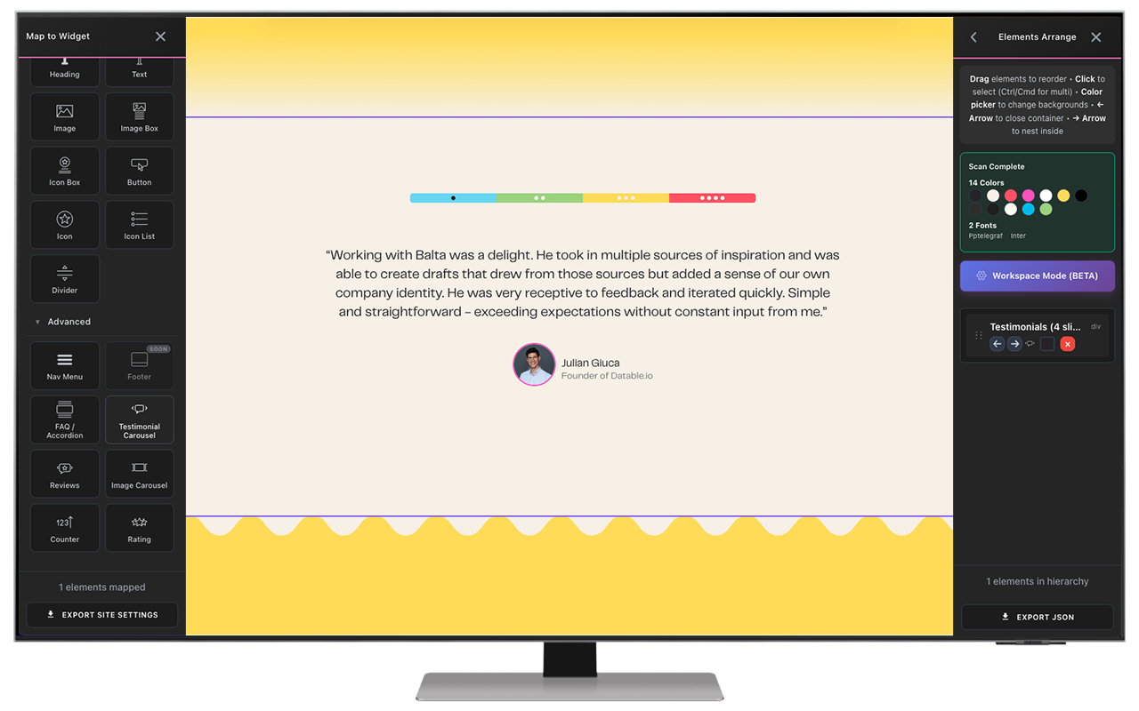 EziCloner - How to Map Testimonials